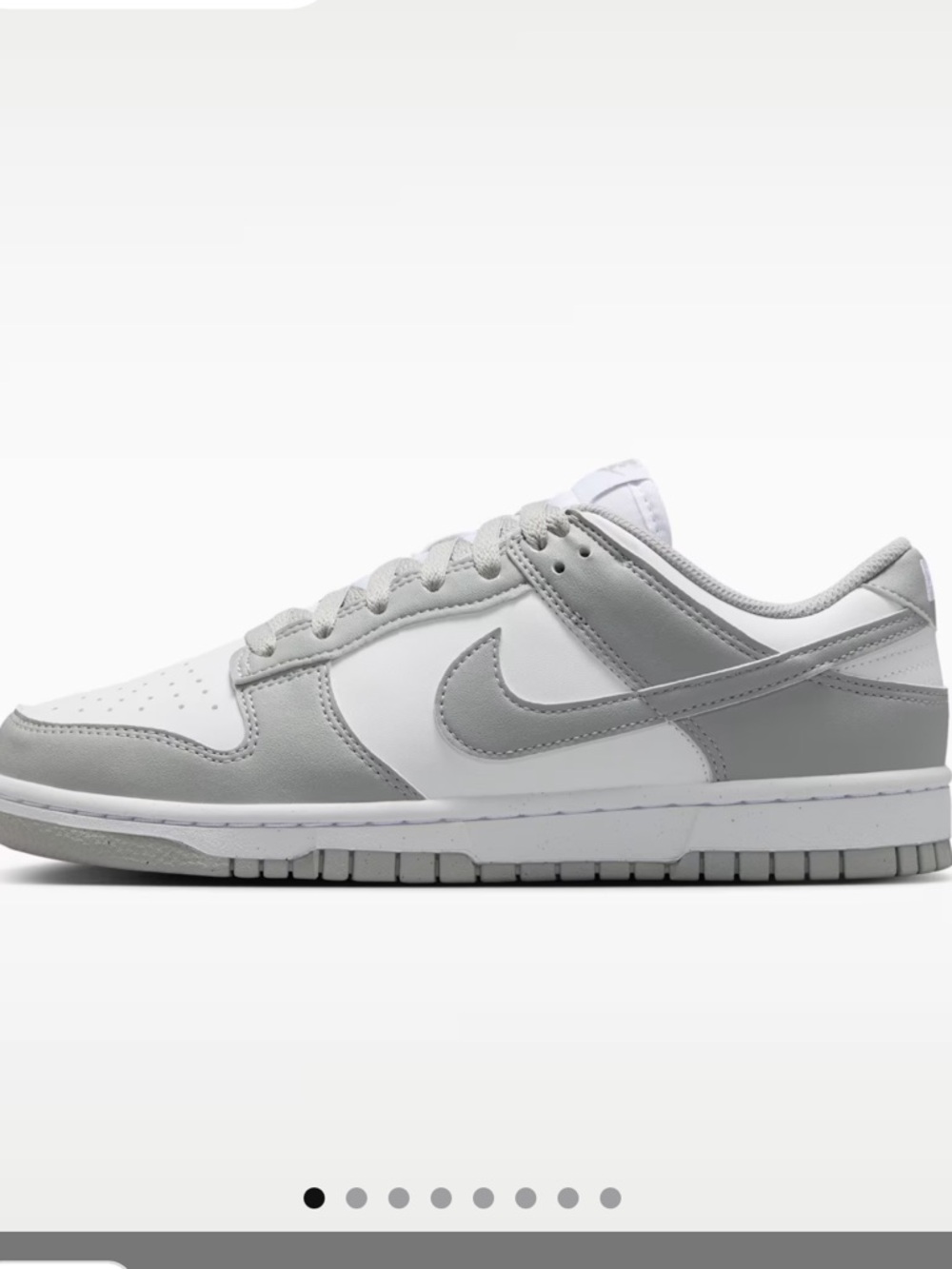Kids 5.5y (women’s 7) wolf grey dunks